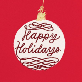Holiday Ornament - Holiday Card by kate spade new york