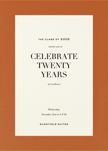 A La Mode - Alumni Event Invitation by Paperless Post