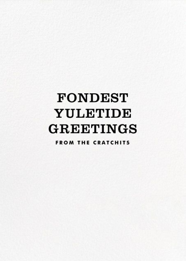 Retro Santa (Greeting) - Christmas Card by Hello!Lucky - Back