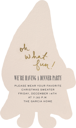 Glamorous Fir - Holiday Party Invitation by Phthalo Ruth - Back