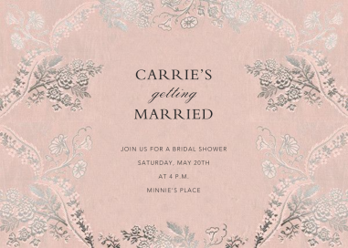 Paloma - Bridal Shower Invitation by Brock Collection