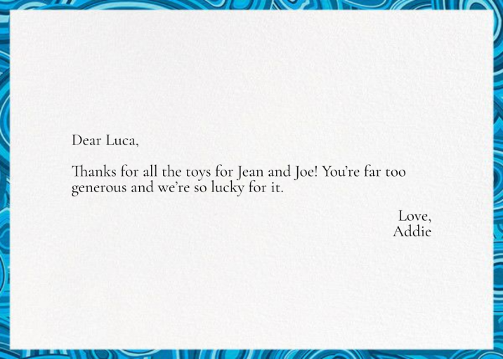 Malachite - Notecard by Jonathan Adler