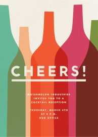 Wine Overlap - Cocktail Party Invitation by The Indigo Bunting