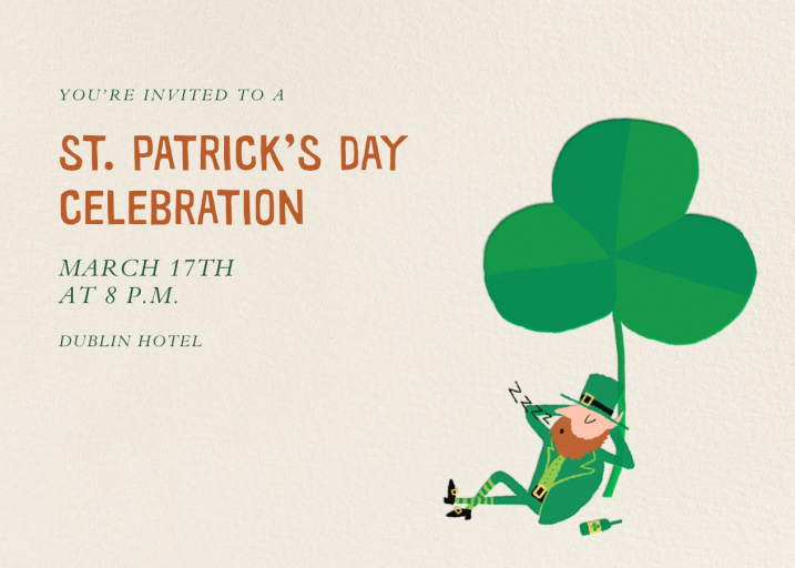 Clover Dozer - Invitation by Paperless Post