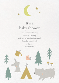 Campground Crew - Baby Shower Invitation by Little Cube