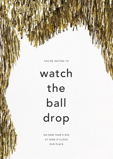 Flash - New Year's Eve Invitation by CONFETTISYSTEM