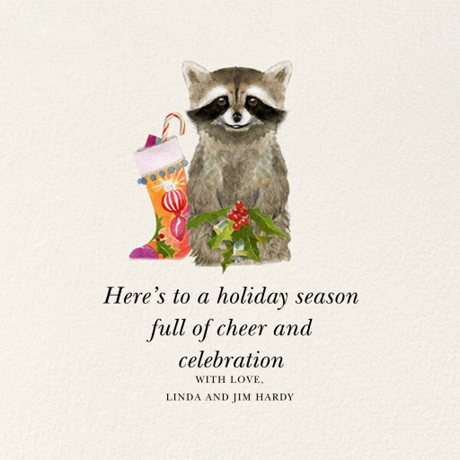 Merry Raccoon by Felix Doolittle