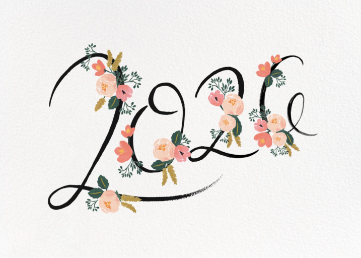 Botanic Year (Horizontal) - New Year's Card by Rifle Paper Co.