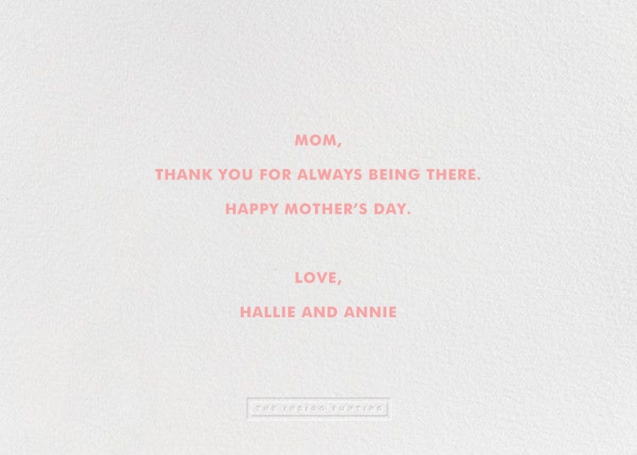 Mom Photo by The Indigo Bunting - Back