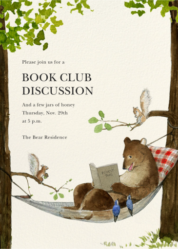 Forest Tales - Book Club Invitation by Felix Doolittle