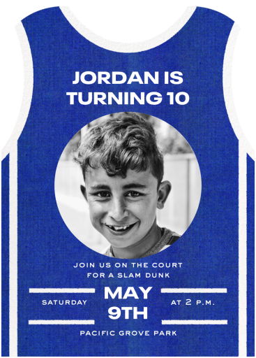 Slam Dunk Photo - Birthday Invitation by Paperless Post
