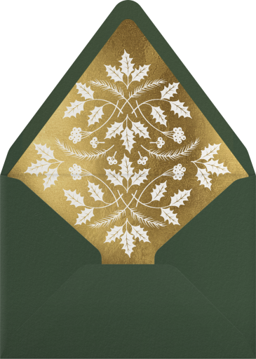 Winter Crest - Paperless Post Envelope