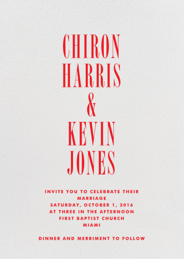 Quai I - Wedding Invitation by Paperless Post