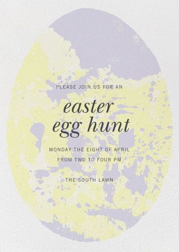 Marbled Egg - Easter Invitation by Paperless Post