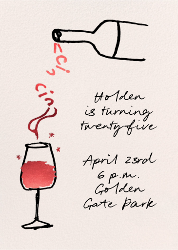 Cin Cin - Invitation by Pulp Templates Co.