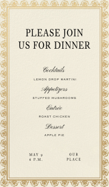 Golden Filigree by Martha Stewart