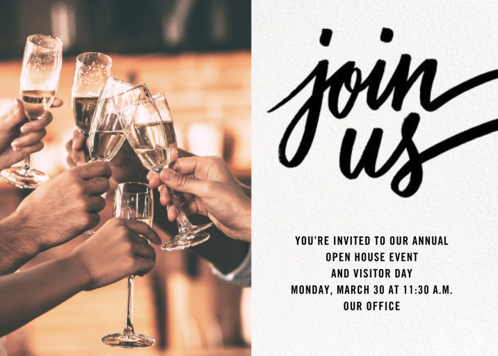 Horizontal Split Photo - Open House Invitation by Paperless Post