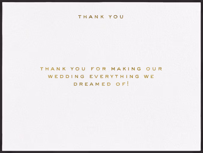 Place Vendome - Thank You Card by Paperless Post