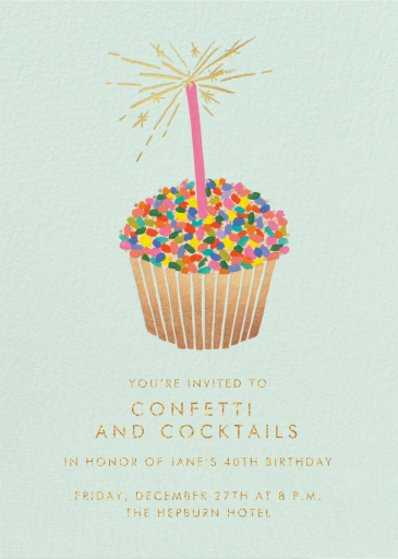 Cupcake Birthday - Birthday Invitation by Rifle Paper Co.