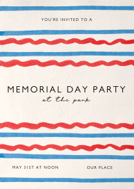 Ric Rac - Memorial Day Invitation by Paperless Post