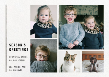 Carreaux - Holiday Card by Paperless Post