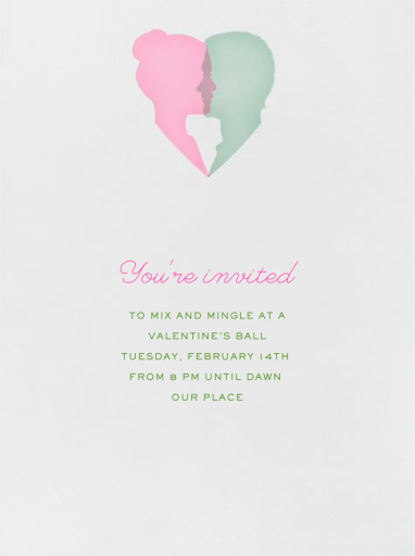 Valentines Silhouettes - Invitation by Paperless Post