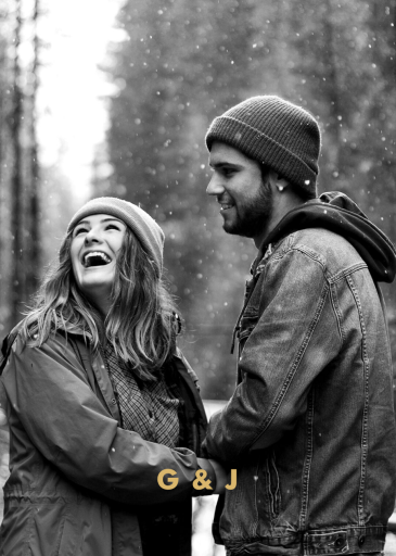 Modern Full Overlay (Photo) - Engagement Party Invitation by Paperless Post