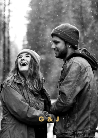 Modern Full Overlay (Photo) - Engagement Party Invitation by Paperless Post