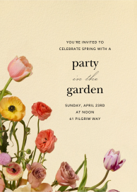 Prairial - Spring Party Invitation by Putnam & Putnam
