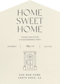 Front Door Housewarming Invitation