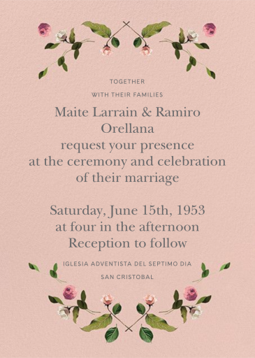 Cortile - Invitation by Venamour