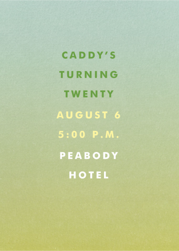 Gradient Full - Birthday Invitation by Paperless Post