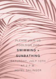Havana, 7pm - Pool Party Invitation by Paperless Post