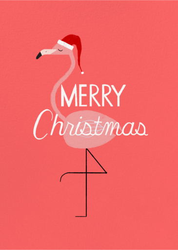 Merry and Bright Pink - Christmas Card by Paperless Post