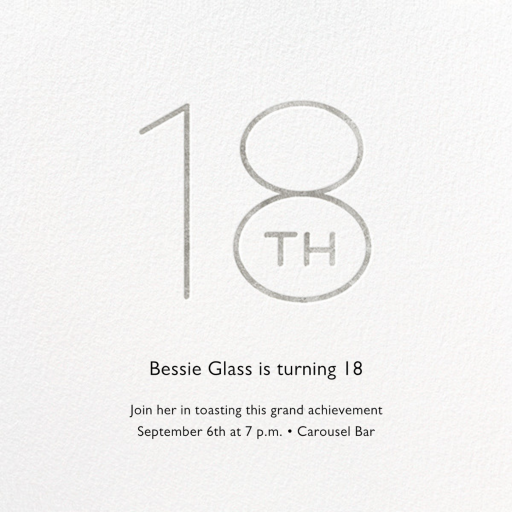 Decade - Birthday Invitation by Paperless Post
