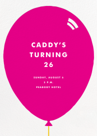 Red Balloon - Birthday Invitation by Paperless Post