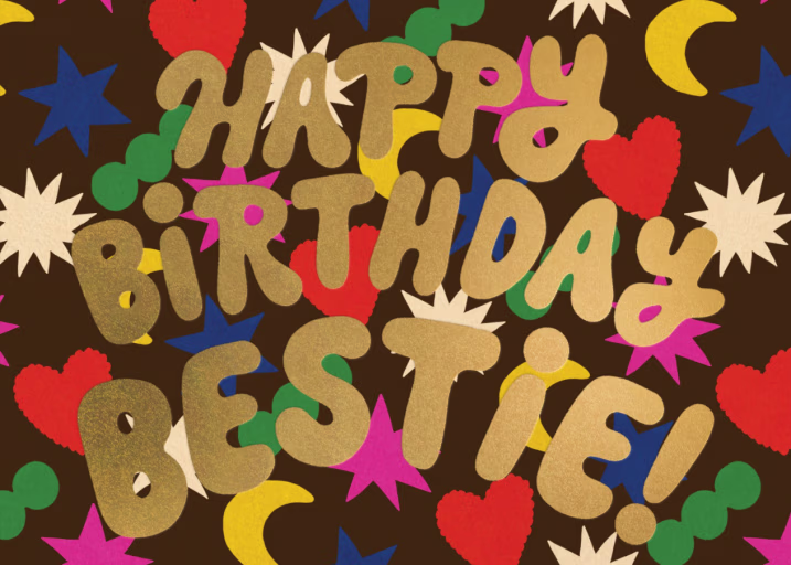 Best Friends Forever (Krista Perry) - Birthday Card by Red Cap Cards