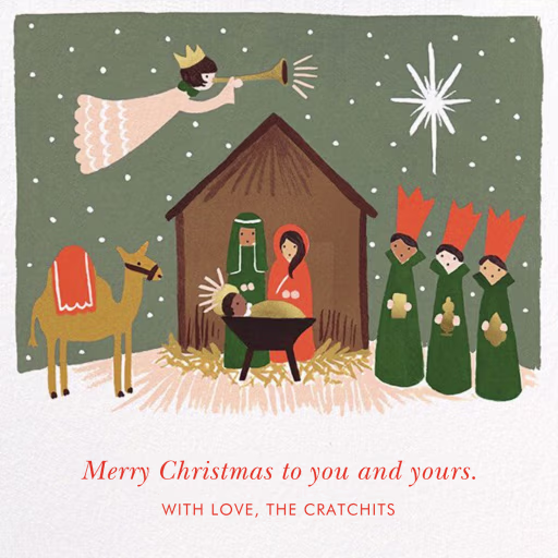 Vintage Nativity - Christmas Card by Rifle Paper Co.
