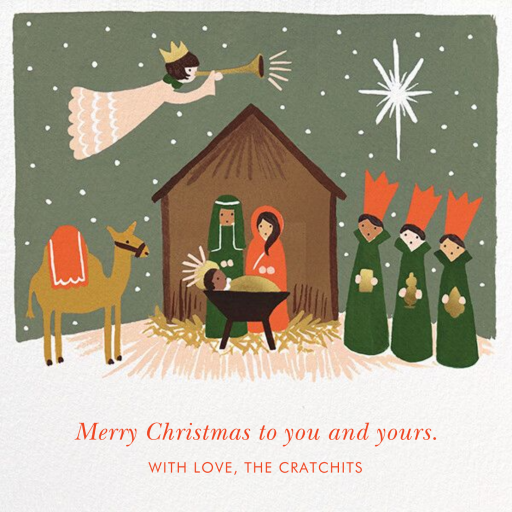 Vintage Nativity - Christmas Card by Rifle Paper Co.
