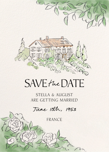 French Manoir - Invitation by Paperless Post