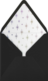 2027 Fireworks New Year Card Envelope