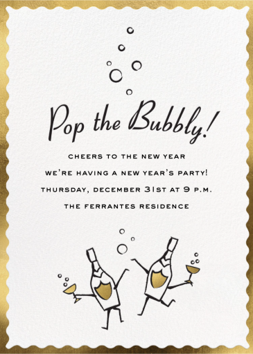 Dancing Champagne by Cheree Berry Paper & Design