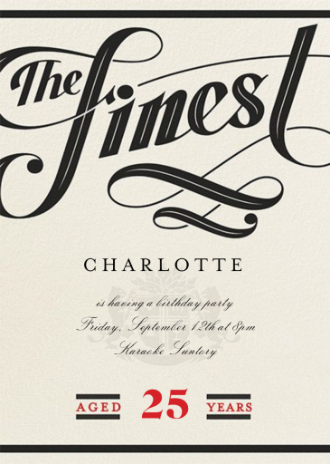 Barrel Aged - Birthday Invitation by Paperless Post