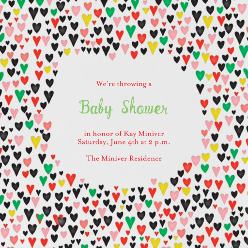 Baby Love - Baby Shower Invitation by Mr. Boddington's Studio