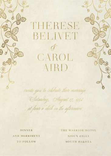 Strawberry Dreams - Wedding Invitation by Paperless Post
