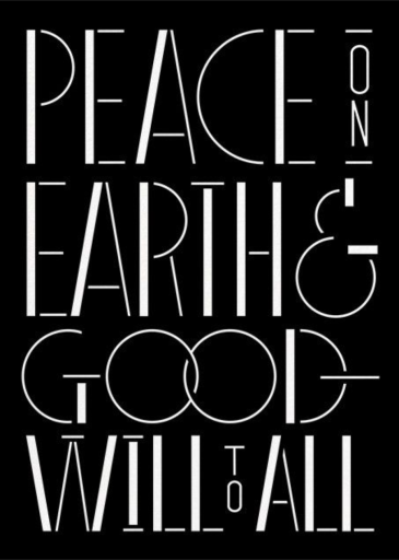 Peace Moderne - New Year's Card by Paperless Post