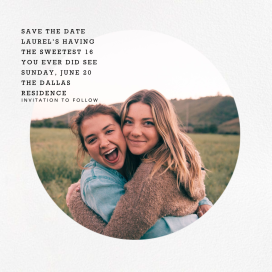 Vignette (Save the Date) - Save the Date by Paperless Post