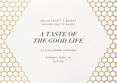Honeycomb Party - Launch Party Invitation by Paperless Post