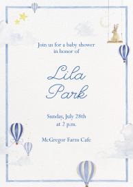 Little Dreams - Baby Shower Invitation by Clementina Sketchbook