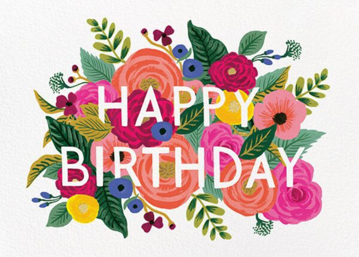 Juliet Rose Birthday - Birthday Card by Rifle Paper Co.